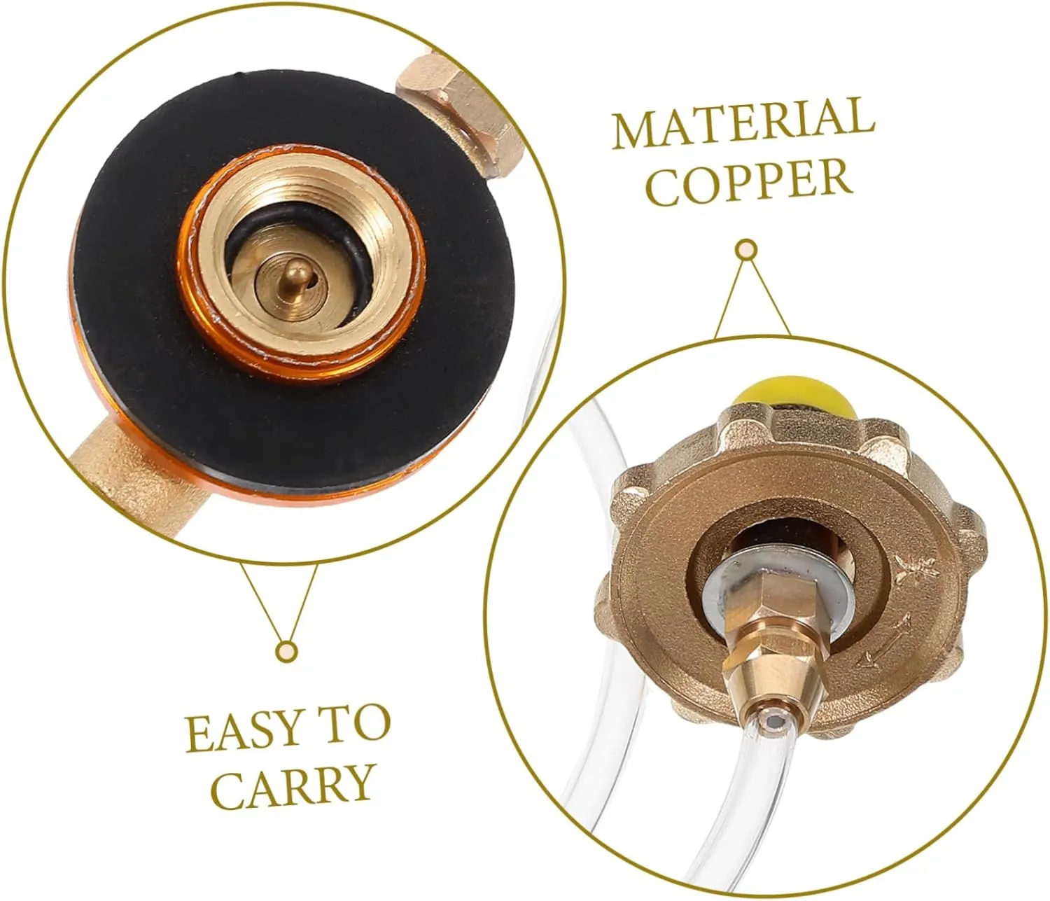 SUPVOX Copper Gas Adapter Converter Outdoor Camping Stove Adapter Plastic Camping Stove Camping Stove Adapter