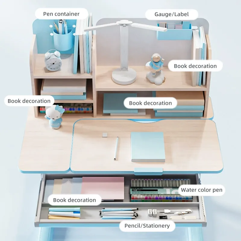 Sweekids Children's Ergonomic Adjustable Study Table T470