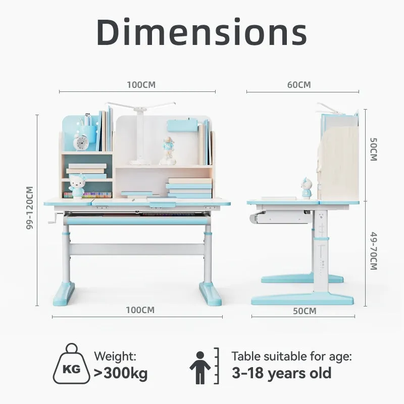 Sweekids Children's Ergonomic Adjustable Study Table T470
