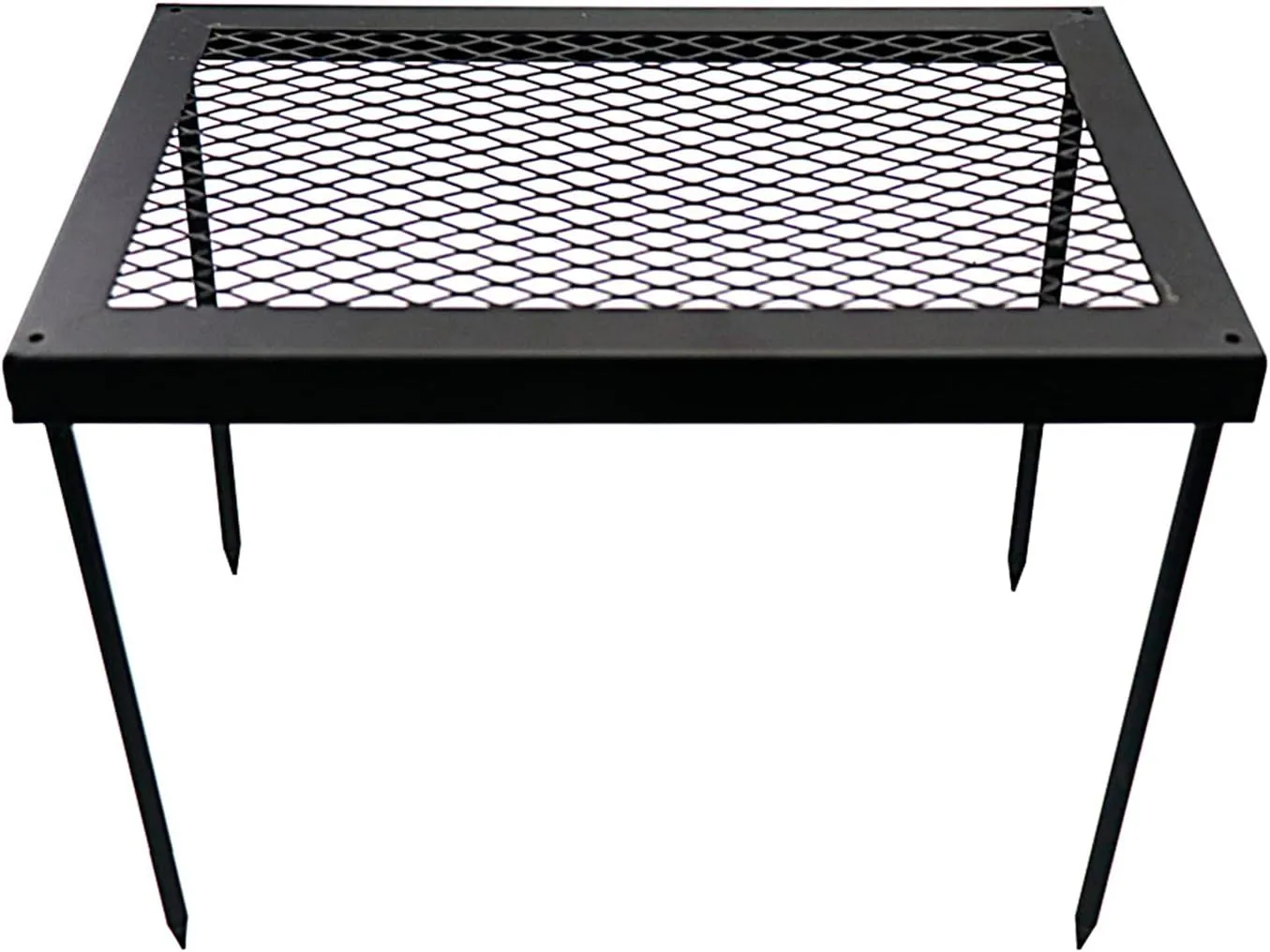 Table, Outdoor Folding Picnic Grill Table Portable Camping Desk Steel Grill Stand Table for Picnic Hiking Camping Beach Cooking and Backyard Use
