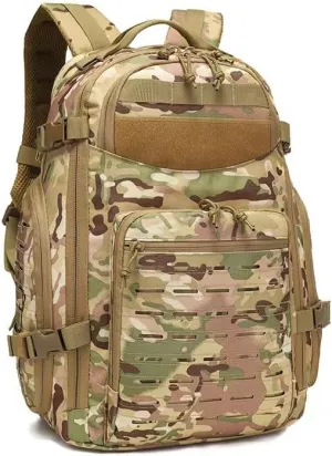 Tactical Backpack Military Molle Hiking 36-55L Outdoor camouflage bag waterproof tactical camouflage