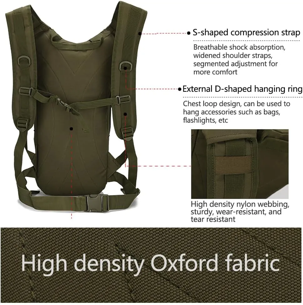 Tactical Backpack Small Military Daypack Assault Pack Rucksack Bag for Travel Hiking Running Outdoor Sports (ACU)