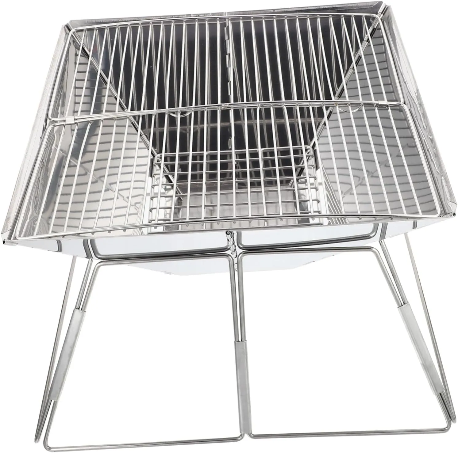 Tailgating Grill Small Portable Bbq Grill Stainless Steel Camping Cooking Stove