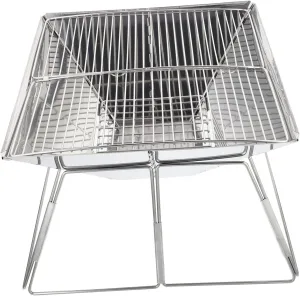 Tailgating Grill Small Portable Bbq Grill Stainless Steel Camping Cooking Stove