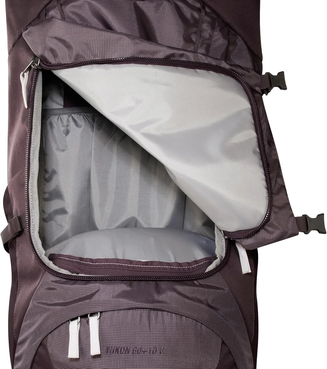 Tatonka Women Trekking Backpack with Front Opening, Midnight Plum, 60   10 Liter