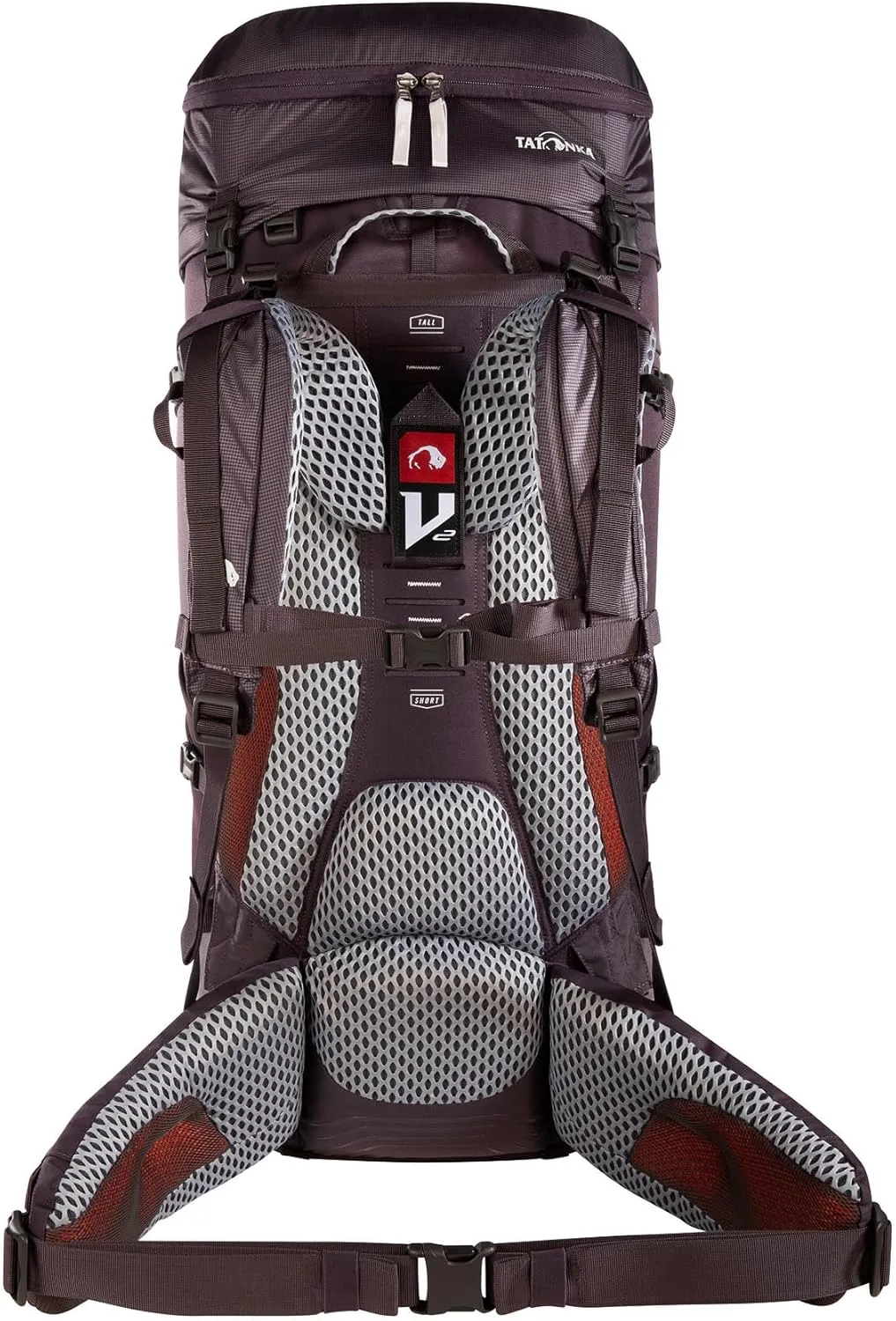 Tatonka Women Trekking Backpack with Front Opening, Midnight Plum, 60   10 Liter