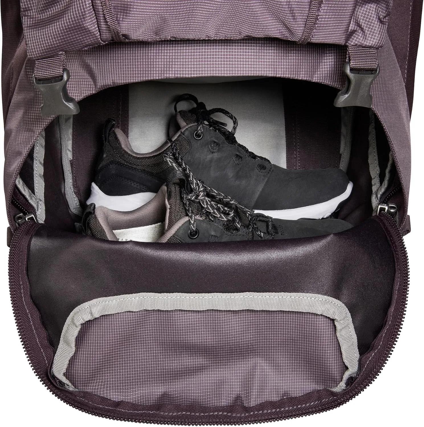 Tatonka Women Trekking Backpack with Front Opening, Midnight Plum, 60   10 Liter