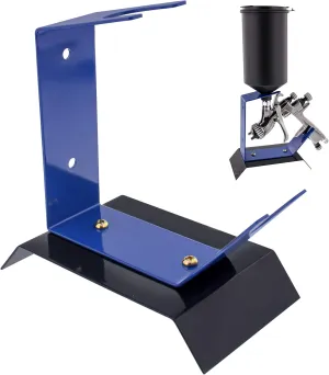TCP Global Brand Benchtop Gravity Feed Spray Gun Holder Stand, Holds Auto Paint HVLP Guns, Table or Bench Top