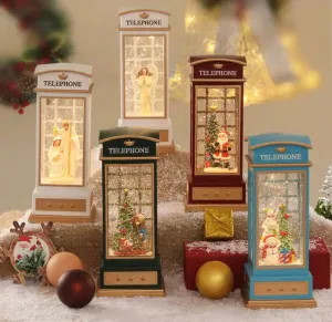Telephone Booth Christmas Lantern