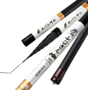 Telescopic Carbon Fishing Rod 8-13 Meters Extra Long Hit The Pole Ultra Hard Ultralight - Big Fish