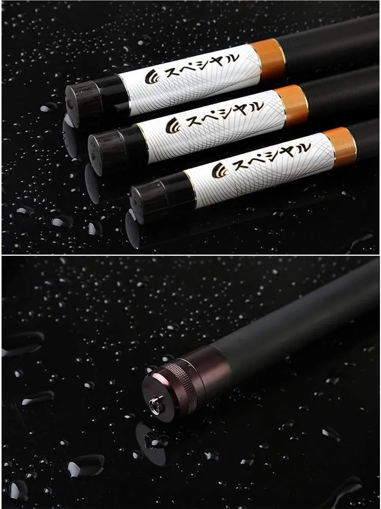 Telescopic Carbon Fishing Rod 8-13 Meters Extra Long Hit The Pole Ultra Hard Ultralight - Big Fish