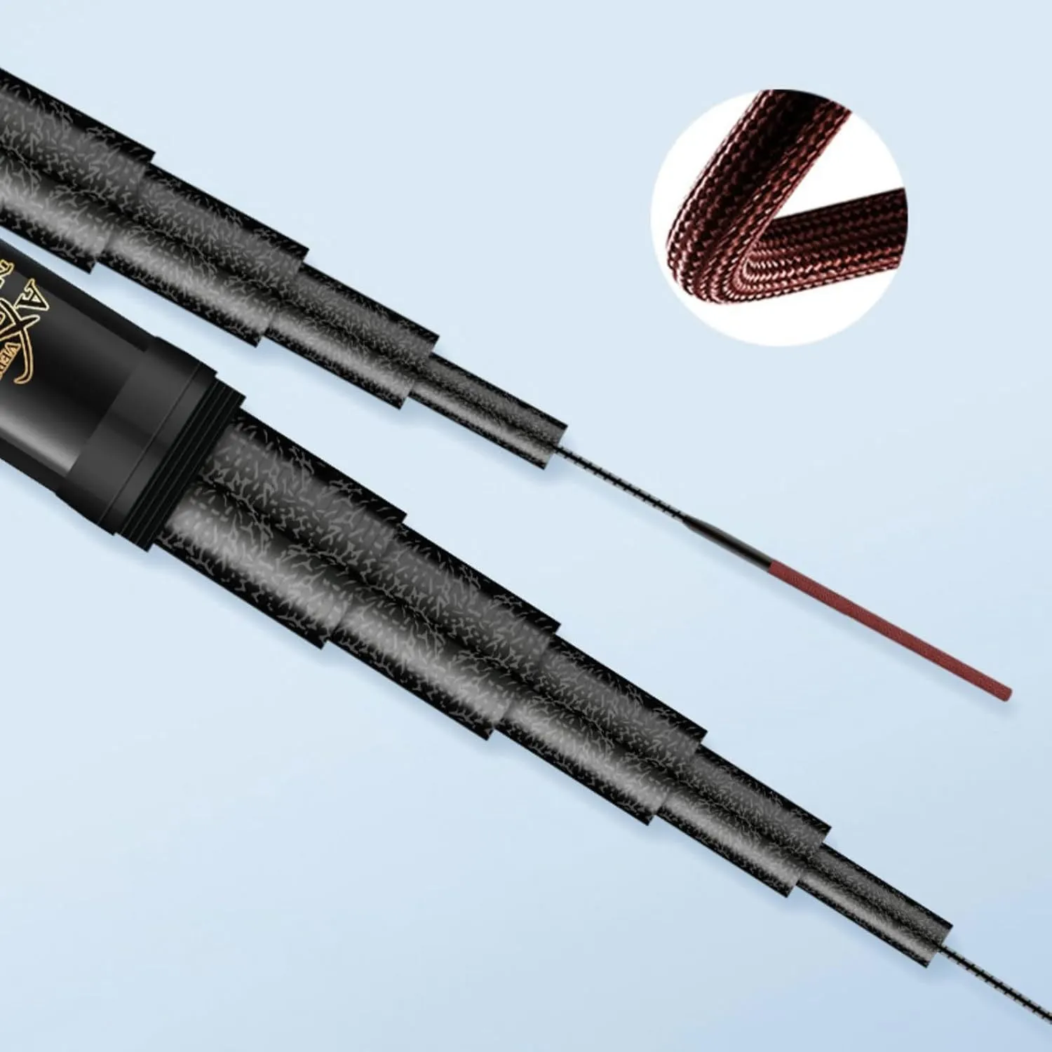 Telescopic Fishing Rod Carbon 8m 9m 10m 11m 12m 13m Fishing Pole Jigging rods Long Range Rivers Lakes Reservoirs Streams
