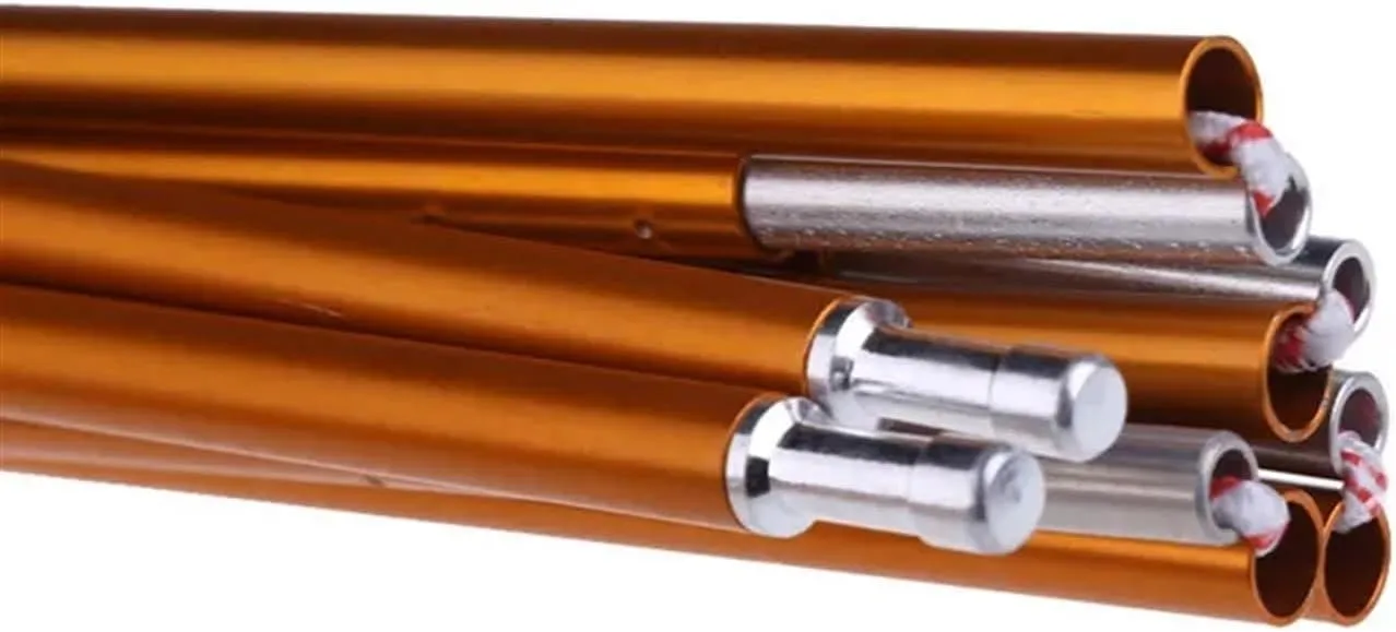 Telescopic Tarp Poles，Adjustable Tent Poles 8.5mm 3.6m 4.05m 4.42m Aluminum Tent Pole Alloy Tent Rod 5-8 Person Tent Accessories Tent Poles(442CM)