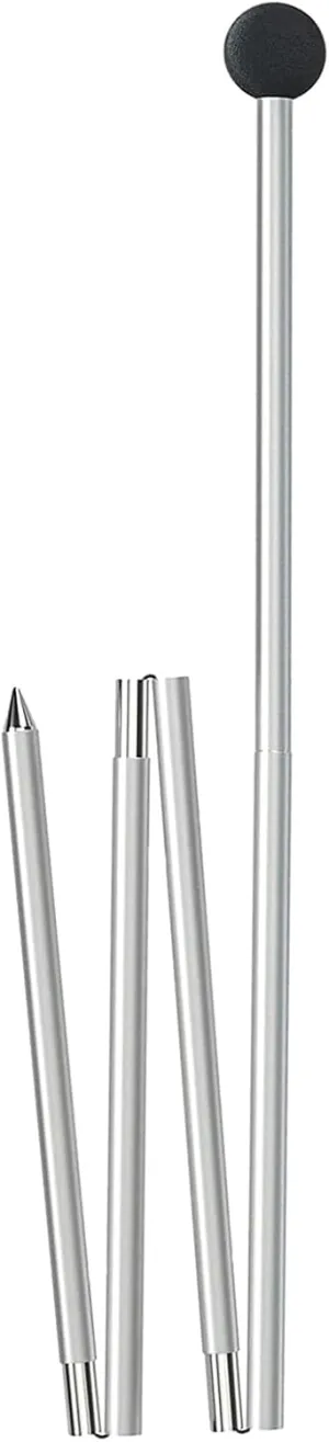 Telescoping Tarp Poles, Adjustable Aluminum Rods for Tent Fly Camping Shelter Awning RV Car & Motorcycle Camping, Portable, Lightweight Replacement Tent Poles (A)