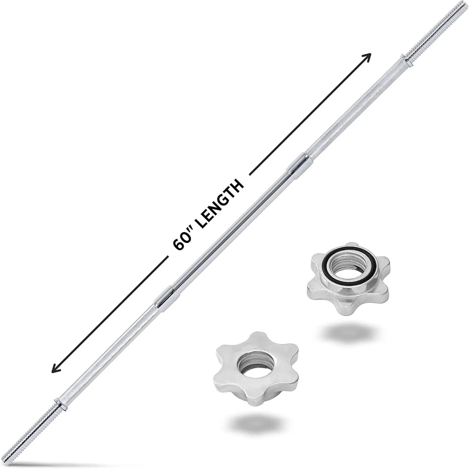 TELK Adjustable 60" Barbell and Collars