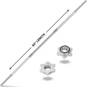 TELK Adjustable 60" Barbell and Collars