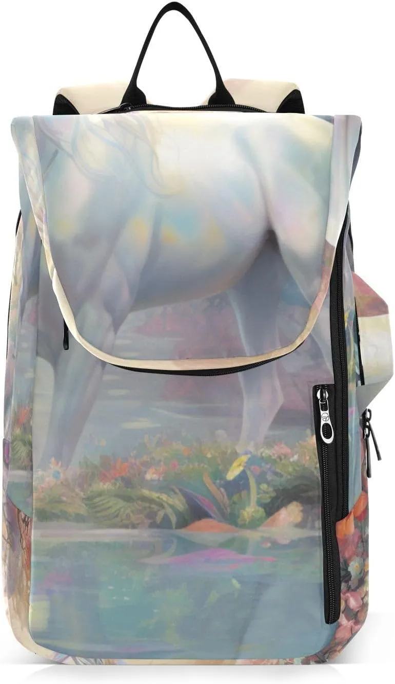 Tennis Bag Tennis Backpack for Women Men, Tennis Bag Holds 2 Rackets, Pickleball Paddles Balls, Badminton Squash, Horse (46)