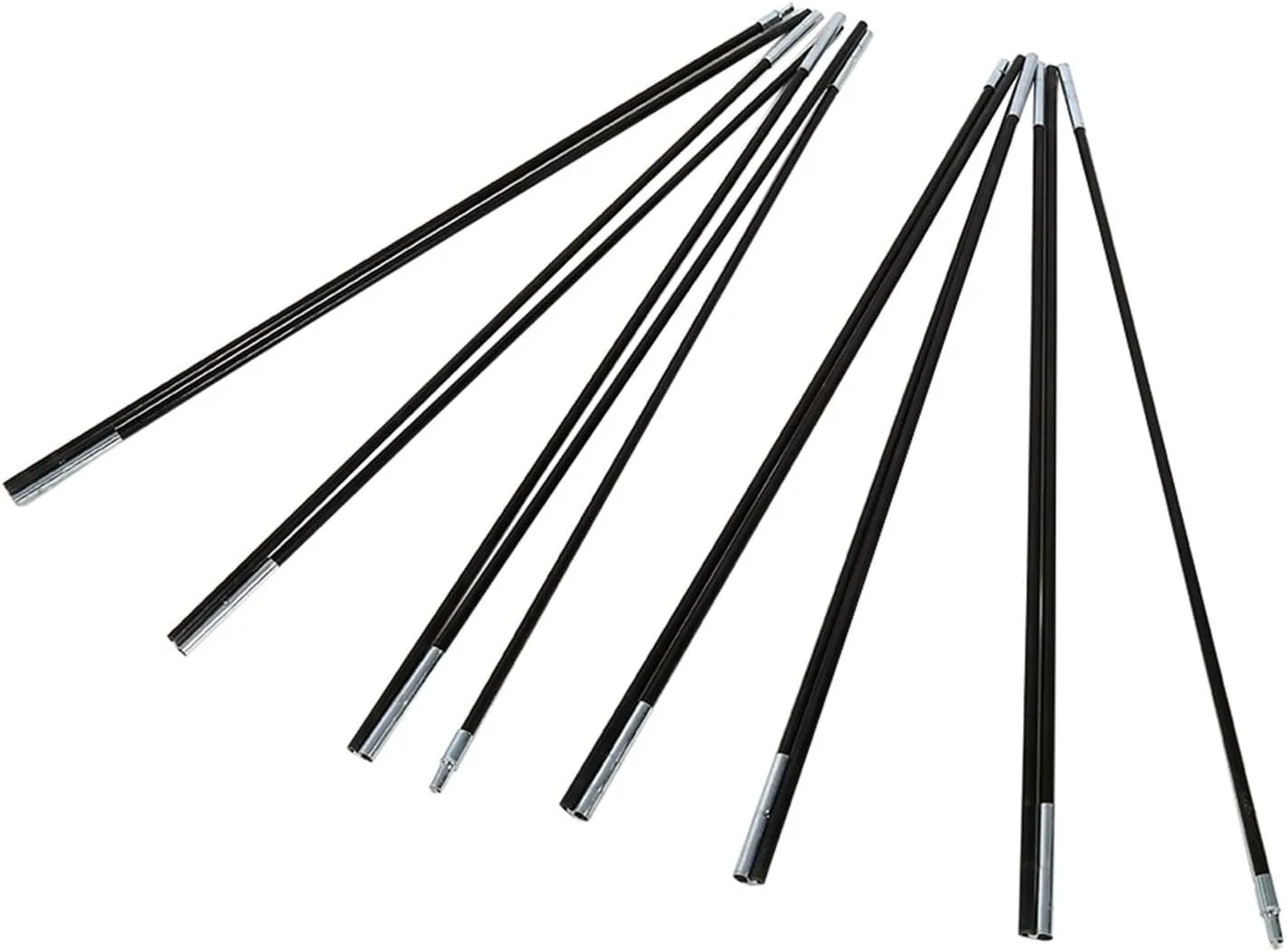Tent Pole Frames Tent Support Pole 2 Sets 7 Sections ,for Being Used As Spare or Replacement Parts
