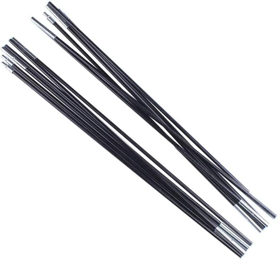 Tent Rod Glass Fiber Replacement Camping Tent Pole Kit Collapsible Tent Rod