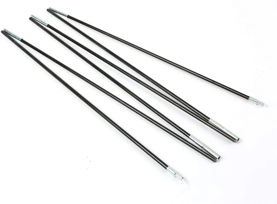 Tent Rod Glass Fiber Replacement Camping Tent Pole Kit Collapsible Tent Rod
