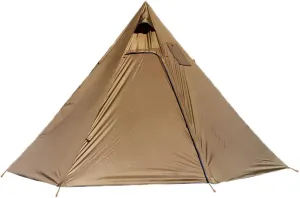 Tipi Hot Tent with Fire Retardant Stove Jack for Flue Pipes, 2~3 Person, Lightweight, Teepee Tents for Family Team Outdoor Backpacking Camping Hiking