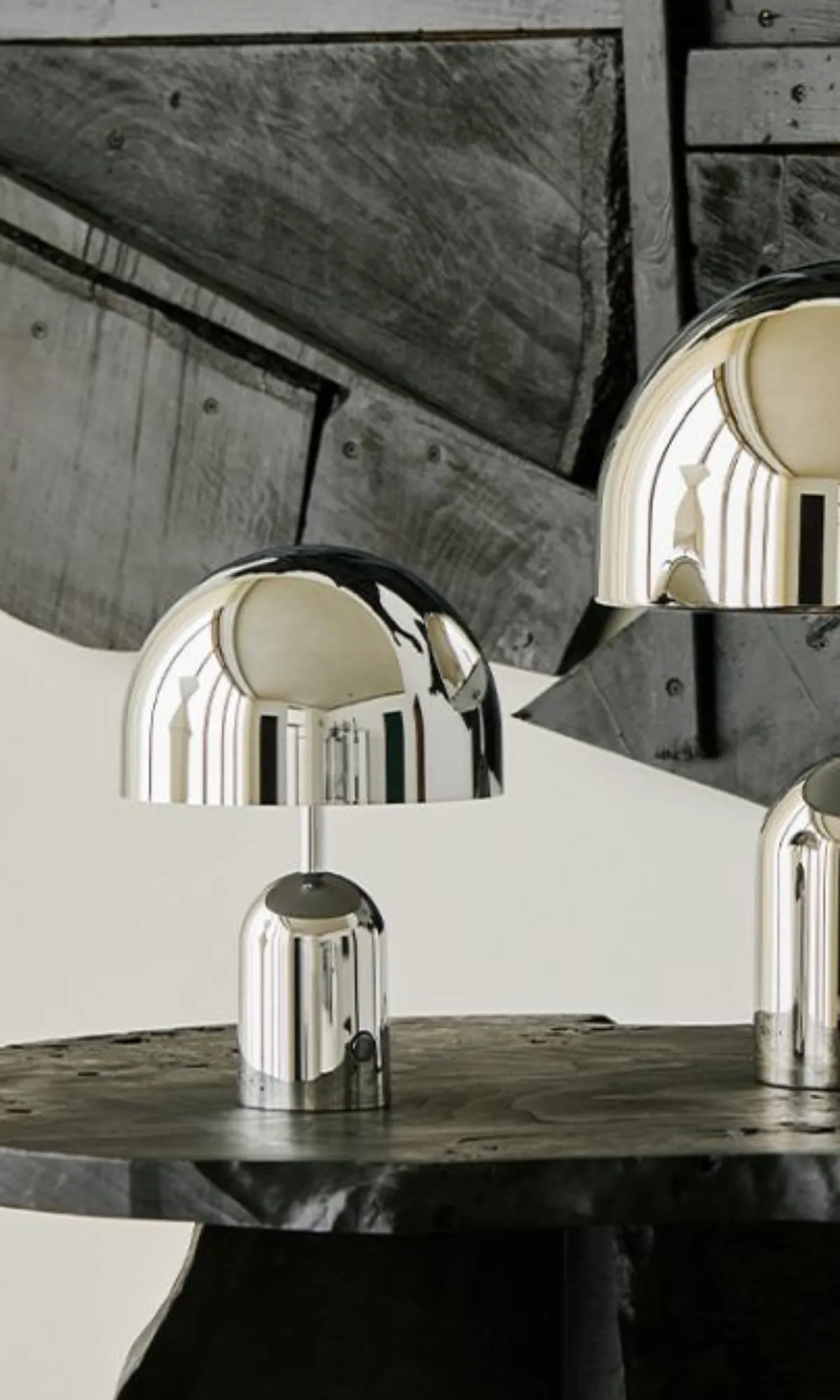 TOM DIXON | Bell Portable Silver LED