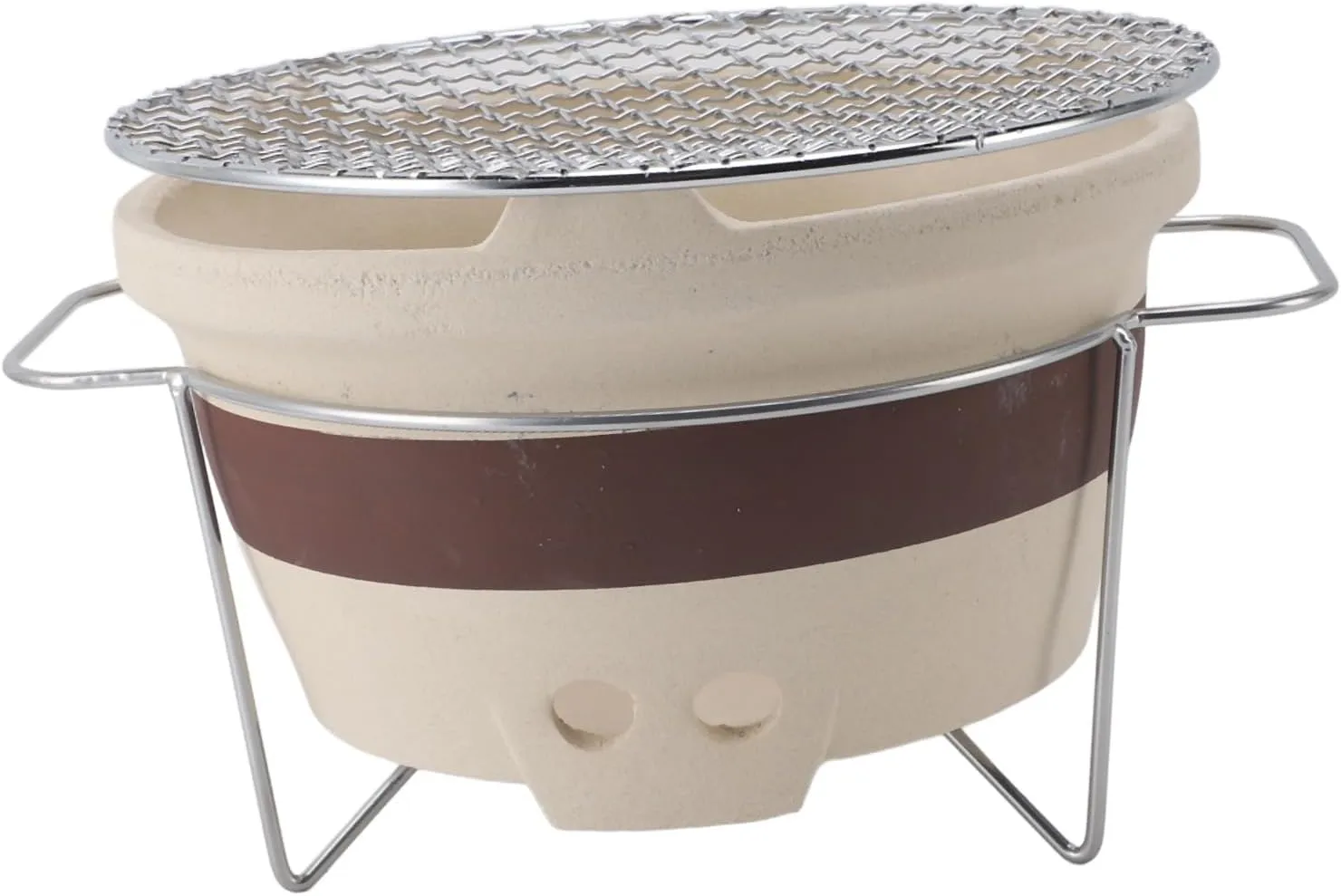 Topincn Old Clay Stove, Charcoal Stove, Portable Barbecue Grill for Outdoor Home Camping Cooking Accessories