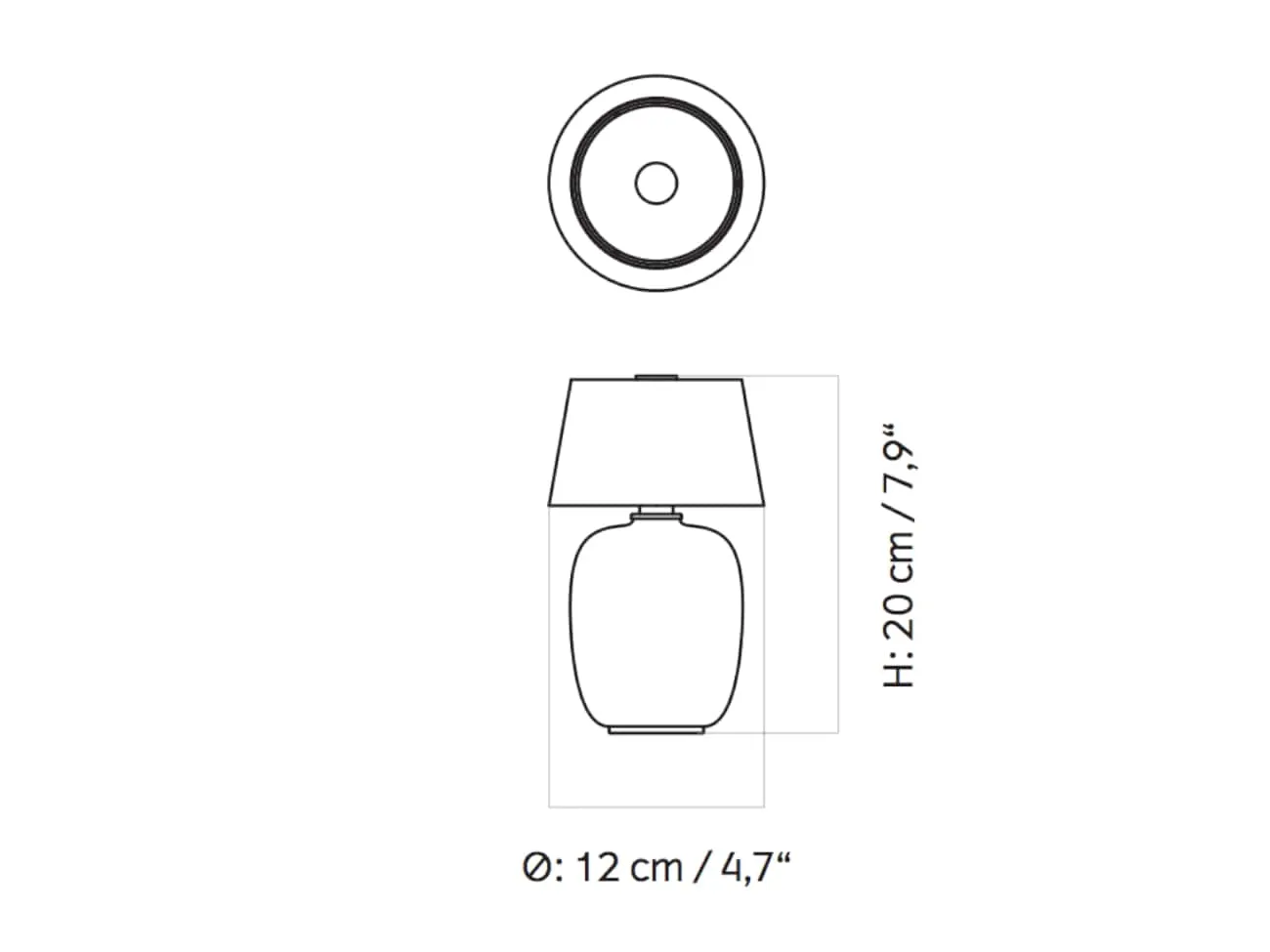 Torso Portable Table Lamp