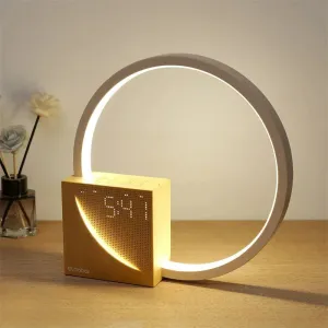 Touch Control Bedside Alarm Clock Light – Elegant & Adjustable Wake-Up Lamp