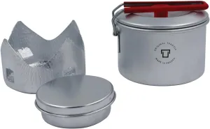 Trangia Micro Light Ultralite Compact Gel Stove | Perfect for Solo Camping | Includes T-Cup w/Lid