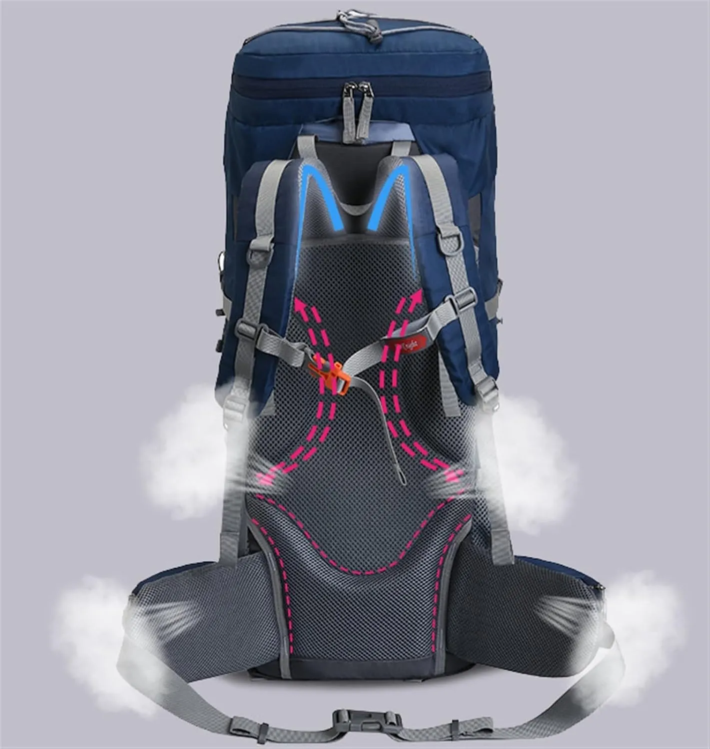 Travel Backpack Rucksack Mountaineering Hiking Backpack Mountaineering Hiking Bag Sports Backpack Hiking Backpack Camping Bag(1)