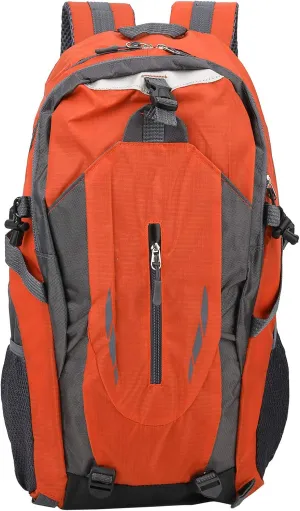 Travel Backpack,Climbing Backpack,6 Colors 40L Waterproof Backpack Shoulder Bag for Outdoor Sports Climbing Camping Hiking (橙色)