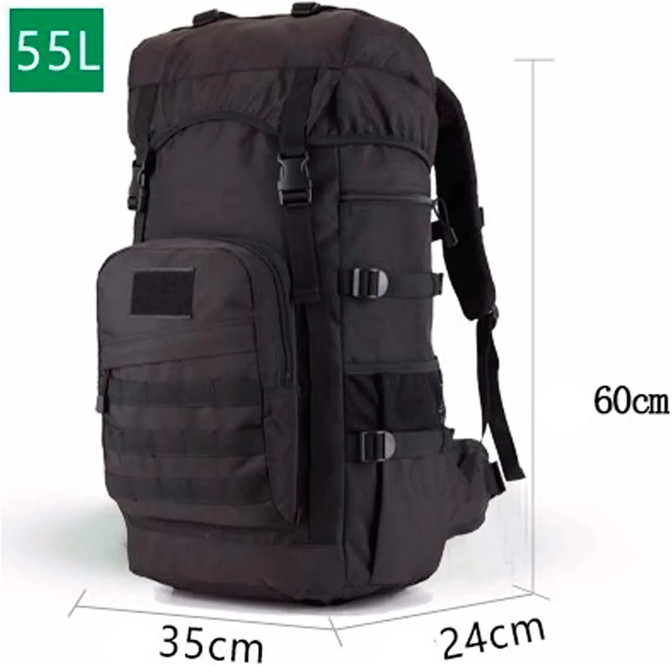 Travel Rucksack for Climbing Cycling Hiking， 60L Backpack Waterproof Rucksack(B132)