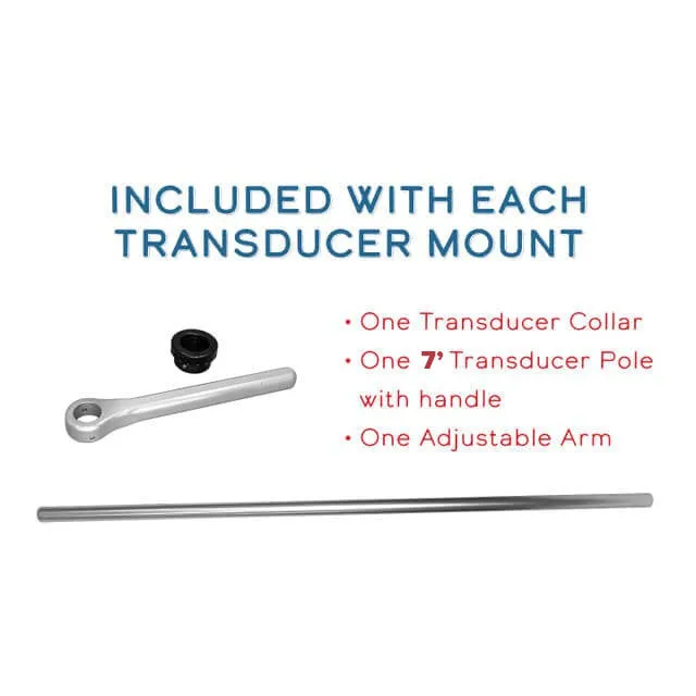 Traxstech Aluminum LIVE Transducer 7' Pole with Track
