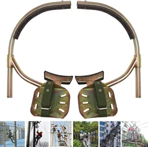 Tree Climbing Spikes for Tree Work, Non-Slip Tree Climbing Tool, Stainless Steel Tree Climbing Gear for Electric Worker, Hunting Observation, Simple to Use,500model