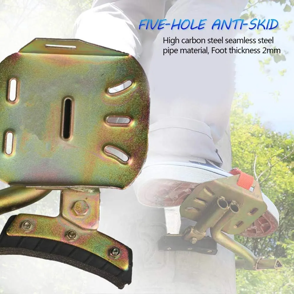 Tree Climbing Spikes for Tree Work, Non-Slip Tree Climbing Tool, Stainless Steel Tree Climbing Gear for Electric Worker, Hunting Observation, Simple to Use,500model