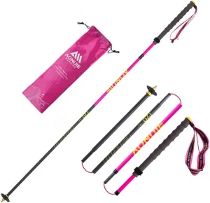 Trekking Poles Carbon Fiber 2 Collapsible and Lightweight Hiking Sticks with EVA Grip, Quick Locking, Balance Support