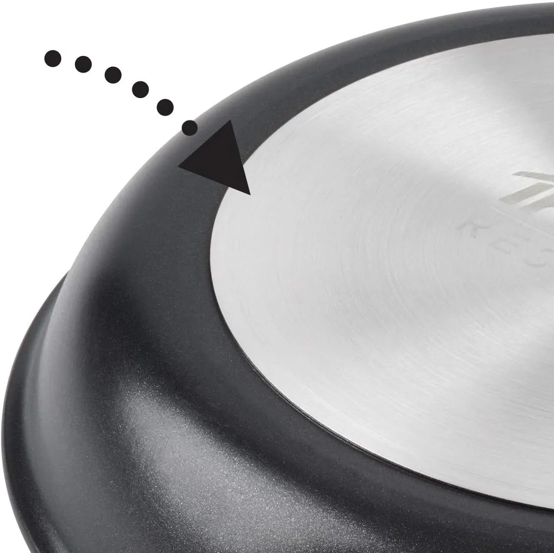 Trudeau Heroic Non-stick Frying Pan, 10-Inch, Black
