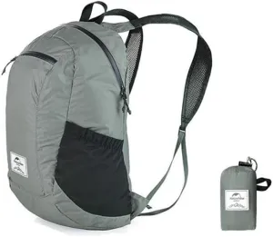 Ultra-Light Waterproof Backpack – Ideal for Outdoor Adventures & Travel Gray, 18.89 x 10.23 x 7.48 in