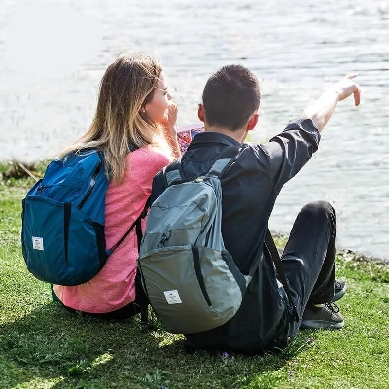 Ultra-Light Waterproof Backpack – Ideal for Outdoor Adventures & Travel Gray, 18.89 x 10.23 x 7.48 in