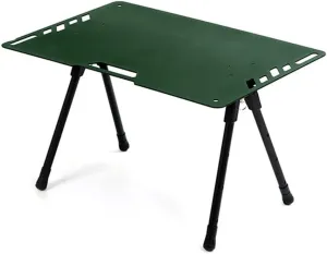 Ultra Lightweight Camping Table with Carry Bag Portable Folding Table Adjustable Legs Aluminum Outdoor Table
