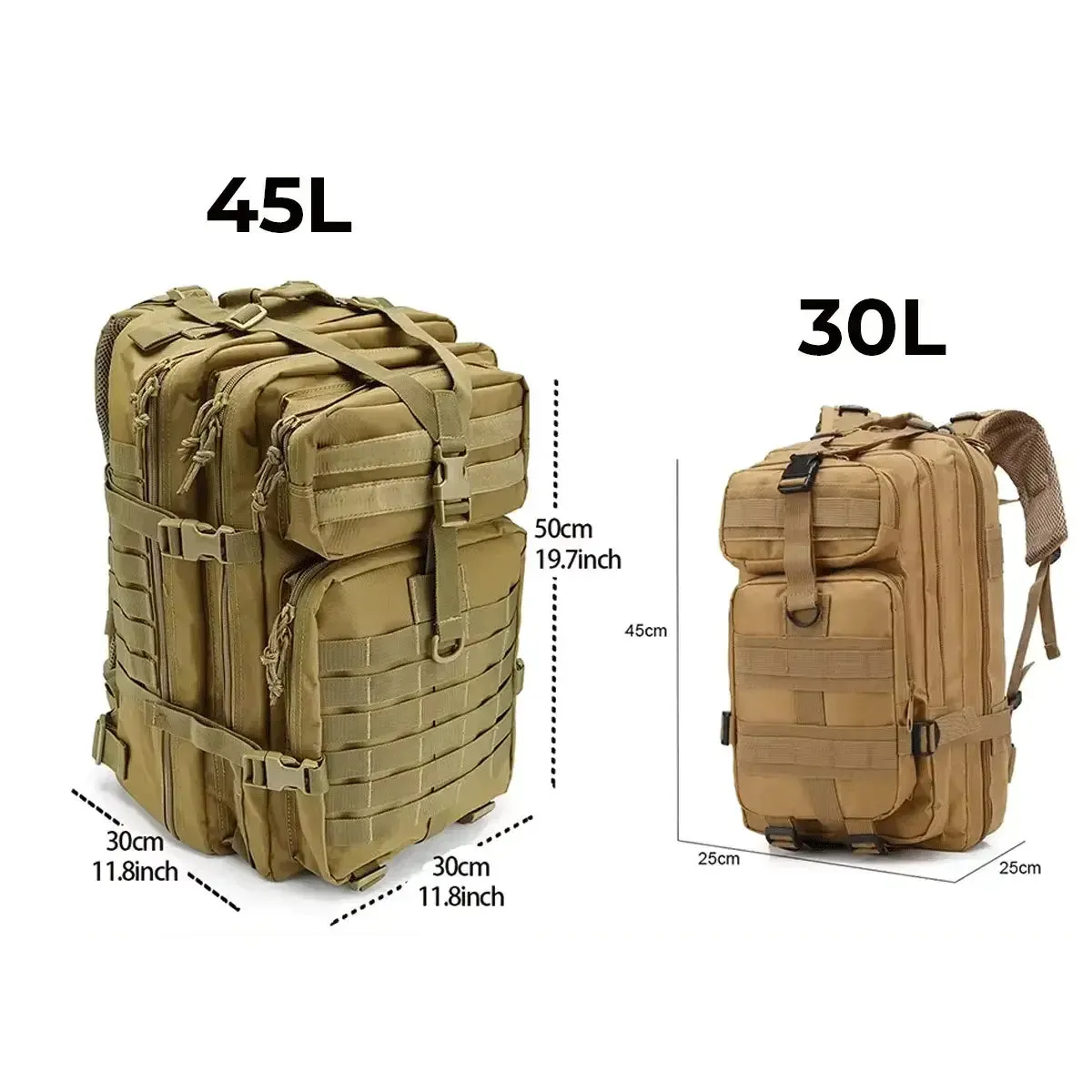 Ultra-Resistant Military Tactical Backpack