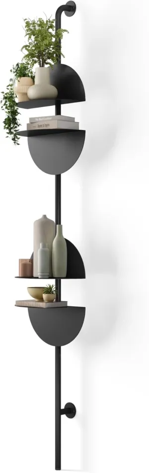 Umbra Solis Adjustable Shelves, Black