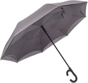 Umbrella Umbrella Windproof for Car Golf Umbrella Inverted Umbrella Double Layer Travel Rain Umbrellas Outdoor Umbrella