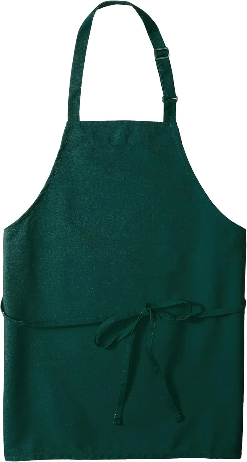 Uncommon Threads Unisex Adjustable No Pocket Restaurant Bib Apron