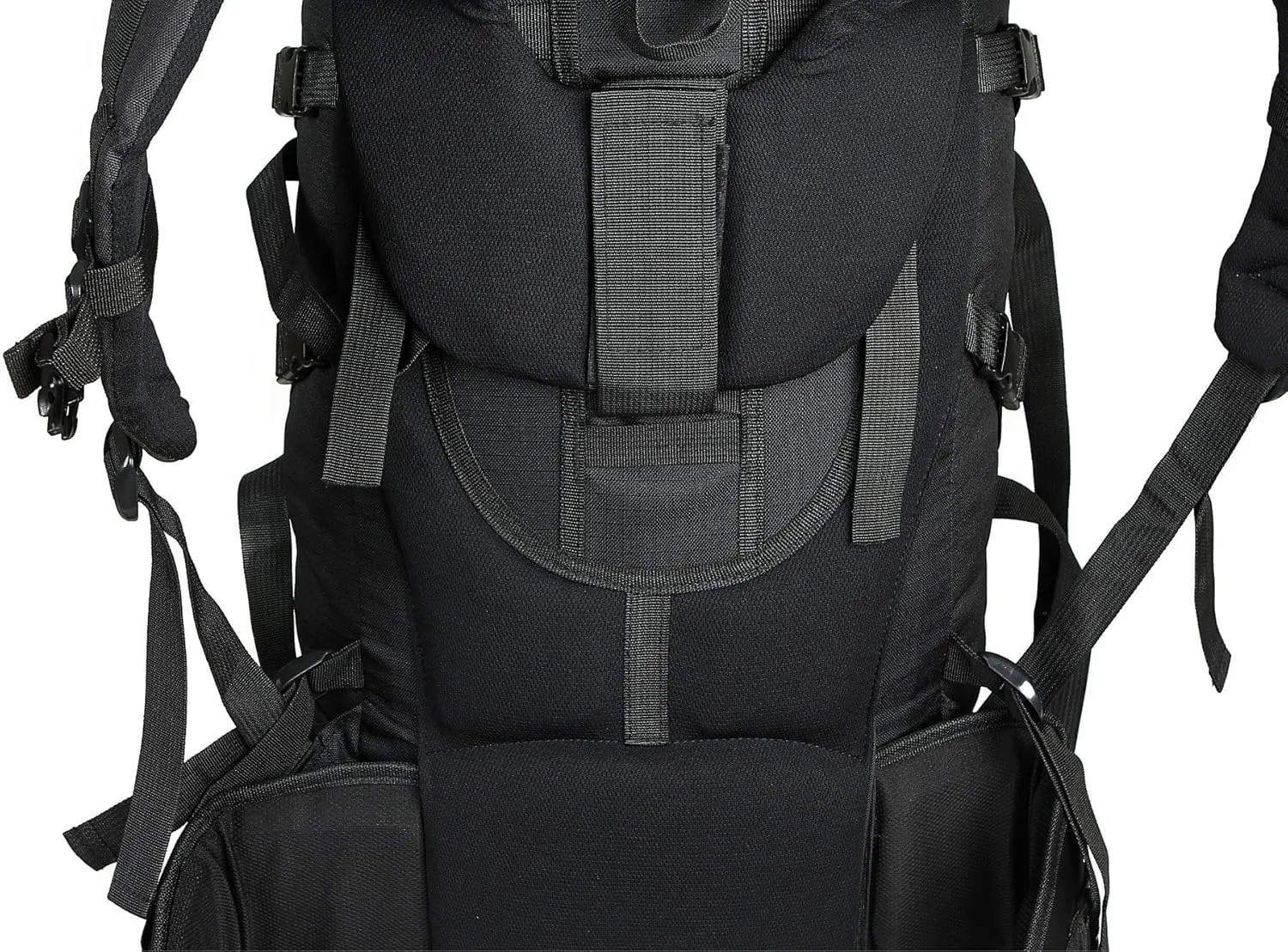 UNISTRENGH 70L 10L Internal Frame Backpack Waterproof Hiking Backpack Backpacking for Camping Mountaineering Fishing (80L Yellow)