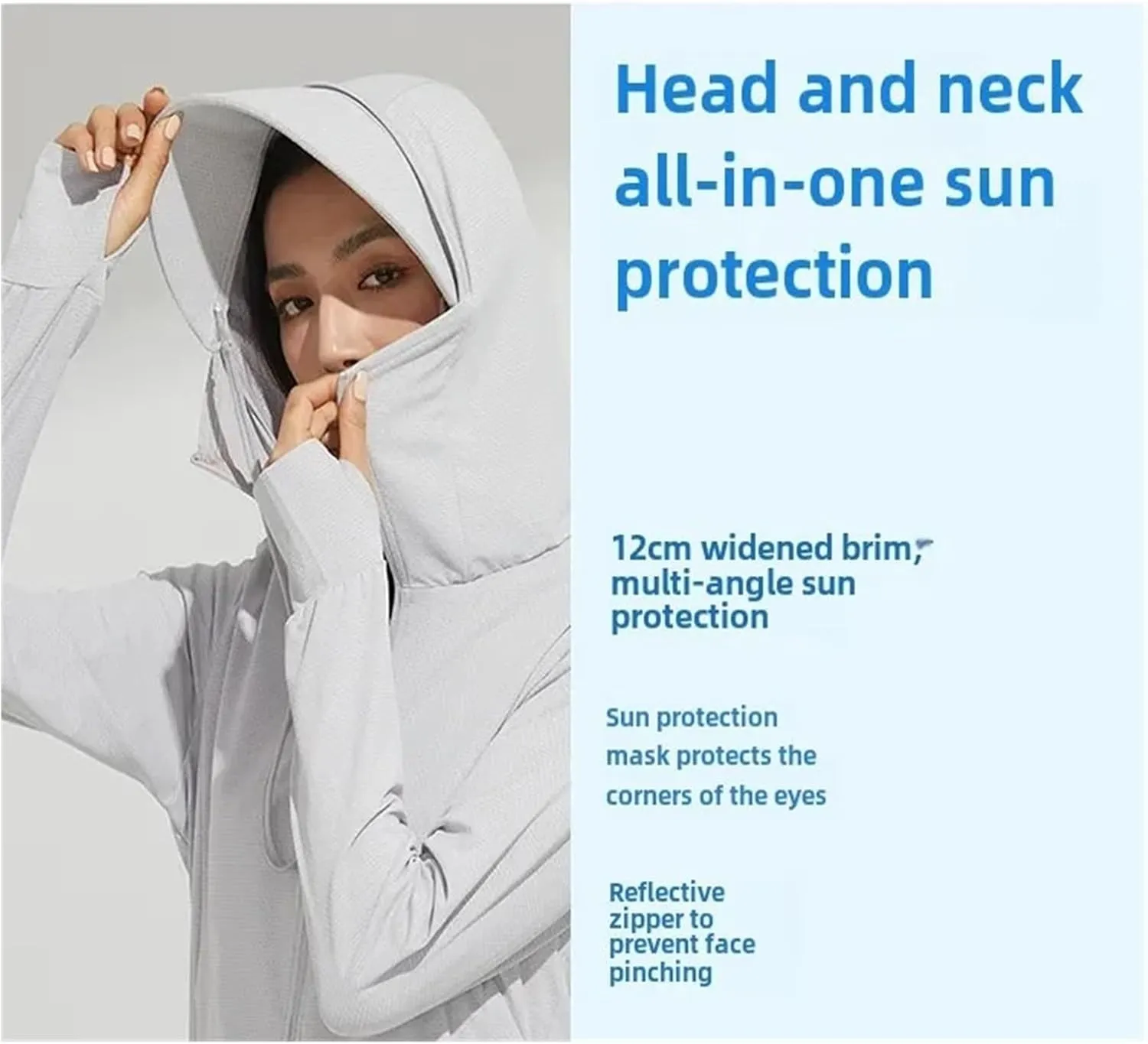 Upf50  Outdoor Ice Silk Sunscreen Clothes Men Women's Summer UV Protection Lightweight Breathable Fishing Sunscreen