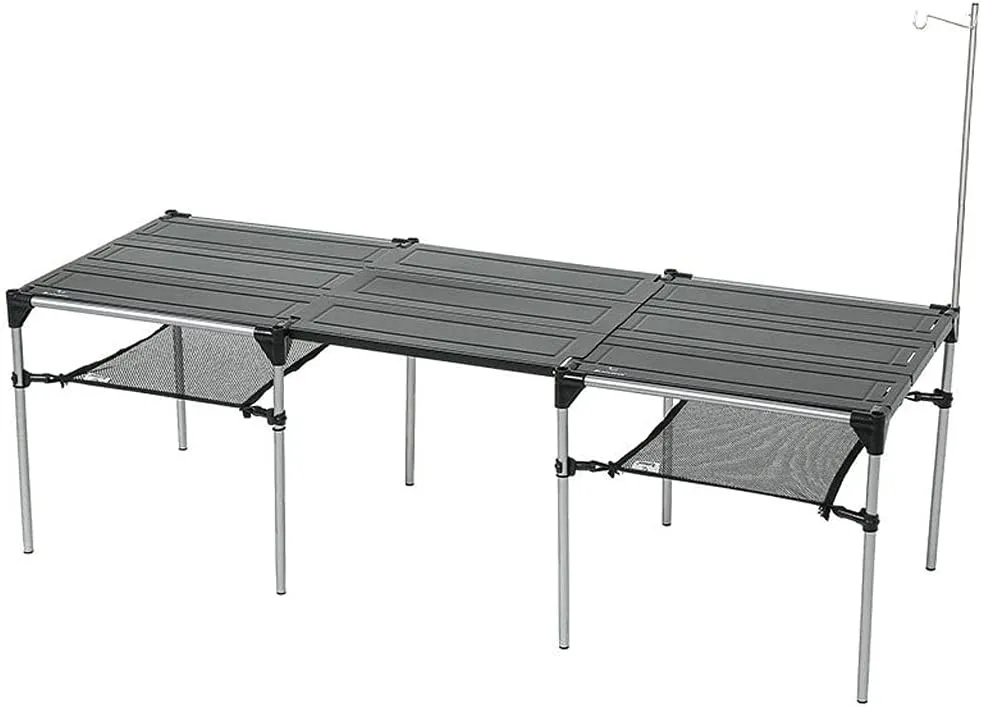 UPJAKS Camping Folding Table Outdoor Portable Picnic Table Multifunctional Folding Table Aluminum Alloy Mini Table Hiking Self-Driving Mountaineering Multifunctional Table for Picnic Backyards Beach