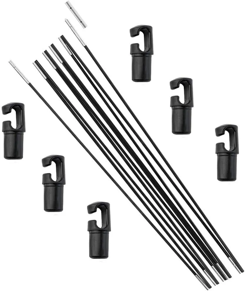 Upper Bounce Universal Trampoline Fiber Glass Rods to Replace Top Ring of Net Enclosure