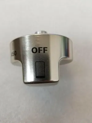 #US Replacement Part for (450 Off) for Wolf Gas Stove Oven Range Real Stainless Steel Knob Assy knobpart#4561645